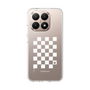 スリムプロテクションケース［ Racing checkered flag White - レーシングチェッカーフラッグ ホワイト ］