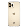 スリムプロテクションケース［ CASEPLAY Crown dots Black - ケースプレイ・クラウン・ドッツ ブラック ］