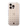 スリムプロテクションケース［ CASEPLAY Crown dots Black - ケースプレイ・クラウン・ドッツ ブラック ］