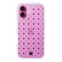 スリムプロテクションケース［ CASEPLAY Crown dots Black - ケースプレイ・クラウン・ドッツ ブラック ］