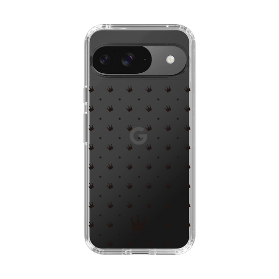 スリムプロテクションケース［ CASEPLAY Crown dots Black - ケースプレイ・クラウン・ドッツ ブラック ］