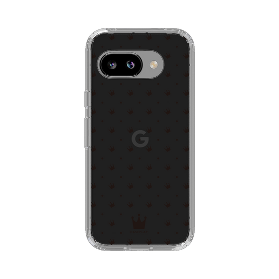 スリムプロテクションケース［ CASEPLAY Crown dots Black - ケースプレイ・クラウン・ドッツ ブラック ］
