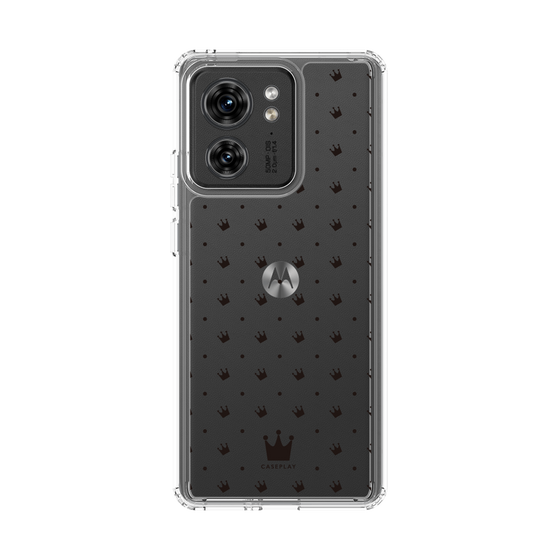 スリムプロテクションケース［ CASEPLAY Crown dots Black - ケースプレイ・クラウン・ドッツ ブラック ］