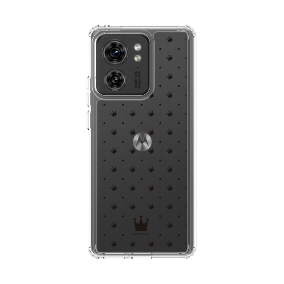 スリムプロテクションケース［ CASEPLAY Crown dots Black - ケースプレイ・クラウン・ドッツ ブラック ］