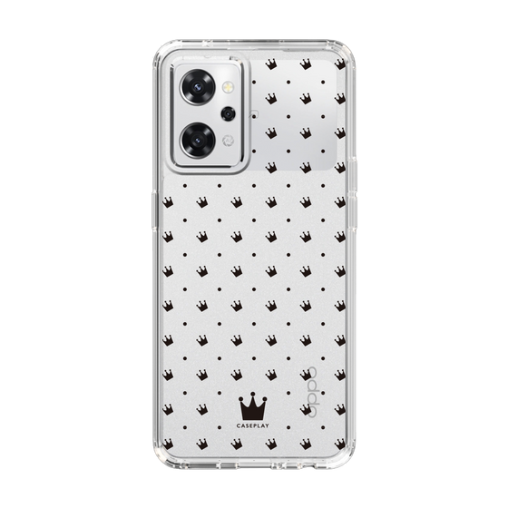 スリムプロテクションケース［ CASEPLAY Crown dots Black - ケースプレイ・クラウン・ドッツ ブラック ］