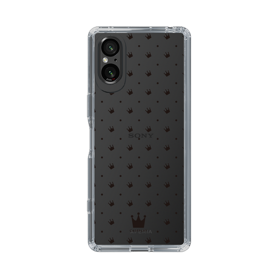 スリムプロテクションケース［ CASEPLAY Crown dots Black - ケースプレイ・クラウン・ドッツ ブラック ］