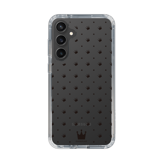 スリムプロテクションケース［ CASEPLAY Crown dots Black - ケースプレイ・クラウン・ドッツ ブラック ］