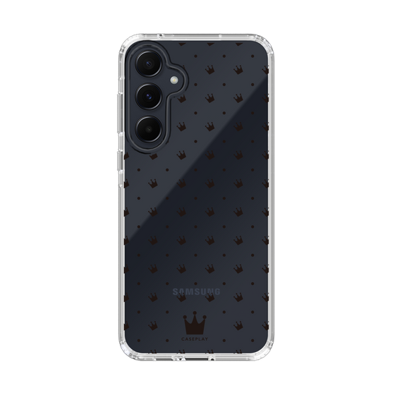 スリムプロテクションケース［ CASEPLAY Crown dots Black - ケースプレイ・クラウン・ドッツ ブラック ］