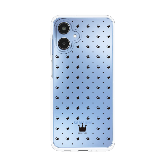 スリムプロテクションケース［ CASEPLAY Crown dots Black - ケースプレイ・クラウン・ドッツ ブラック ］