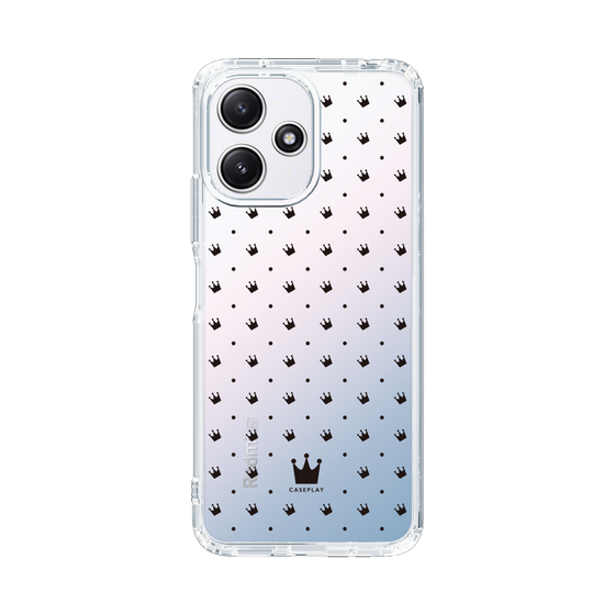 スリムプロテクションケース［ CASEPLAY Crown dots Black - ケースプレイ・クラウン・ドッツ ブラック ］