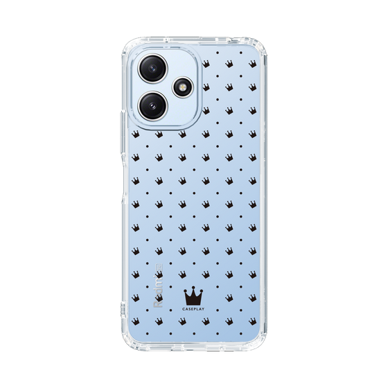 スリムプロテクションケース［ CASEPLAY Crown dots Black - ケースプレイ・クラウン・ドッツ ブラック ］