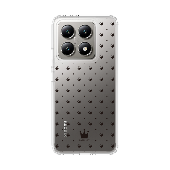 スリムプロテクションケース［ CASEPLAY Crown dots Black - ケースプレイ・クラウン・ドッツ ブラック ］