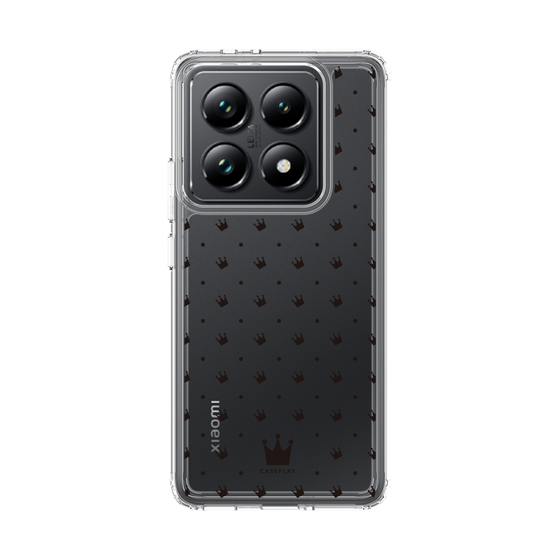 スリムプロテクションケース［ CASEPLAY Crown dots Black - ケースプレイ・クラウン・ドッツ ブラック ］