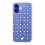 スリムプロテクションケース［ CASEPLAY Crown dots White - ケースプレイ・クラウン・ドッツ ホワイト ］