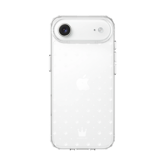 スリムプロテクションケース［ CASEPLAY Crown dots White - ケースプレイ・クラウン・ドッツ ホワイト ］