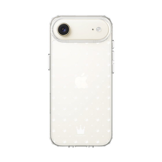スリムプロテクションケース［ CASEPLAY Crown dots White - ケースプレイ・クラウン・ドッツ ホワイト ］