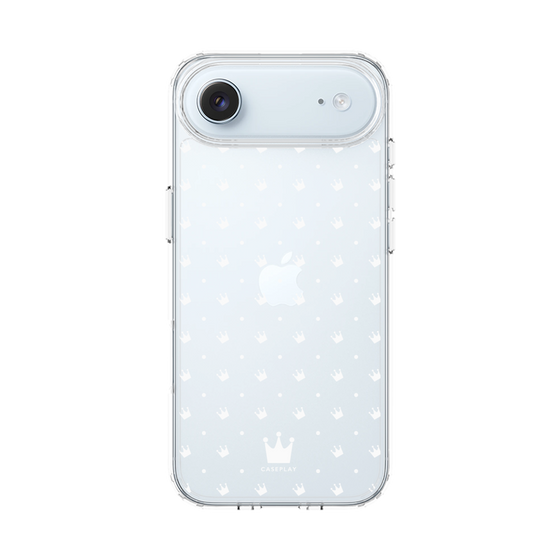 スリムプロテクションケース［ CASEPLAY Crown dots White - ケースプレイ・クラウン・ドッツ ホワイト ］