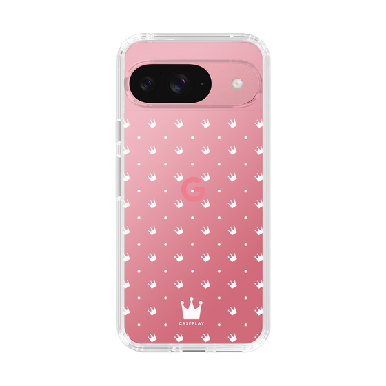 スリムプロテクションケース［ CASEPLAY Crown dots White - ケースプレイ・クラウン・ドッツ ホワイト ］