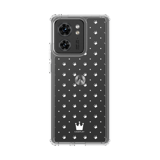 スリムプロテクションケース［ CASEPLAY Crown dots White - ケースプレイ・クラウン・ドッツ ホワイト ］
