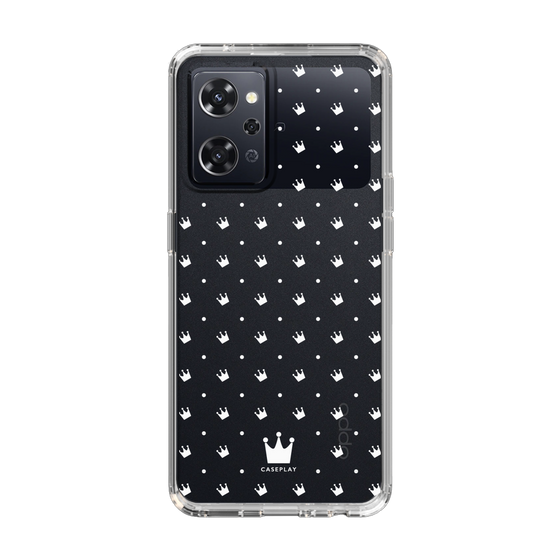 スリムプロテクションケース［ CASEPLAY Crown dots White - ケースプレイ・クラウン・ドッツ ホワイト ］