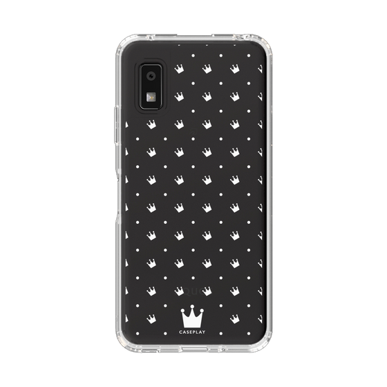 スリムプロテクションケース［ CASEPLAY Crown dots White - ケースプレイ・クラウン・ドッツ ホワイト ］