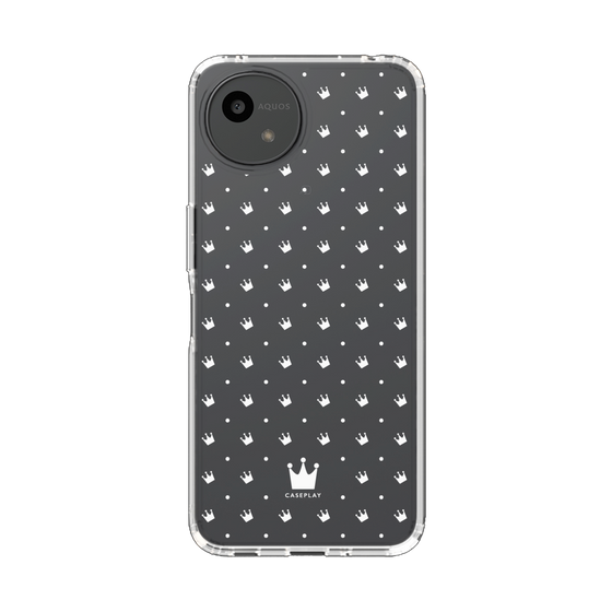 スリムプロテクションケース［ CASEPLAY Crown dots White - ケースプレイ・クラウン・ドッツ ホワイト ］