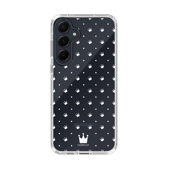 スリムプロテクションケース［ CASEPLAY Crown dots White - ケースプレイ・クラウン・ドッツ ホワイト ］