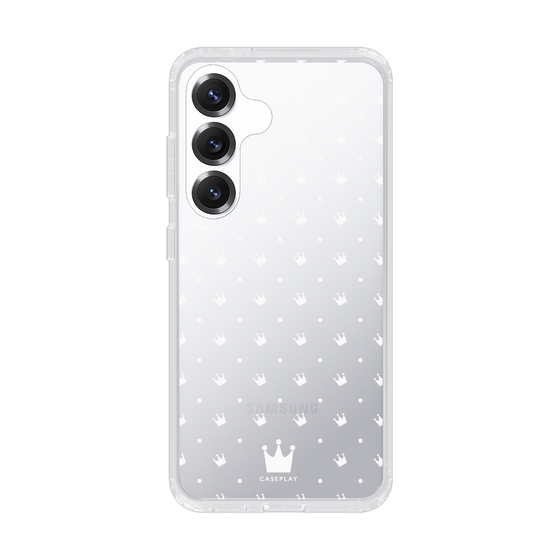 スリムプロテクションケース［ CASEPLAY Crown dots White - ケースプレイ・クラウン・ドッツ ホワイト ］