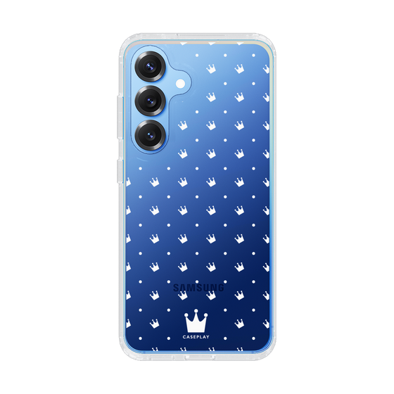 スリムプロテクションケース［ CASEPLAY Crown dots White - ケースプレイ・クラウン・ドッツ ホワイト ］