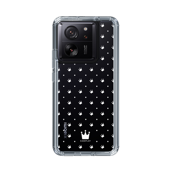 スリムプロテクションケース［ CASEPLAY Crown dots White - ケースプレイ・クラウン・ドッツ ホワイト ］