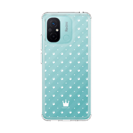 スリムプロテクションケース［ CASEPLAY Crown dots White - ケースプレイ・クラウン・ドッツ ホワイト ］