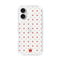 スリムプロテクションケース［ CASEPLAY Crown dots Red - ケースプレイ・クラウン・ドッツ レッド ］