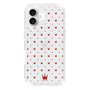 スリムプロテクションケース［ CASEPLAY Crown dots Red - ケースプレイ・クラウン・ドッツ レッド ］