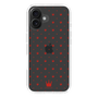 スリムプロテクションケース［ CASEPLAY Crown dots Red - ケースプレイ・クラウン・ドッツ レッド ］