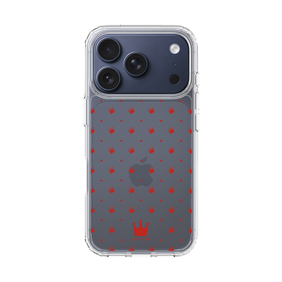 スリムプロテクションケース［ CASEPLAY Crown dots Red - ケースプレイ・クラウン・ドッツ レッド ］