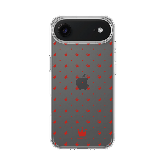 スリムプロテクションケース［ CASEPLAY Crown dots Red - ケースプレイ・クラウン・ドッツ レッド ］