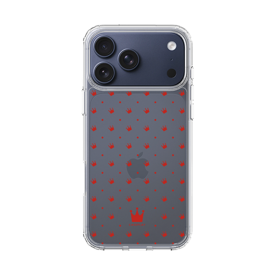 スリムプロテクションケース［ CASEPLAY Crown dots Red - ケースプレイ・クラウン・ドッツ レッド ］