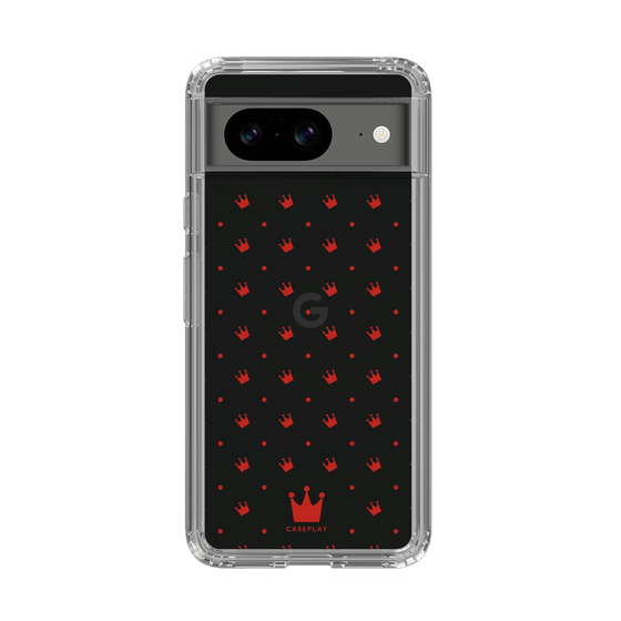 スリムプロテクションケース［ CASEPLAY Crown dots Red - ケースプレイ・クラウン・ドッツ レッド ］