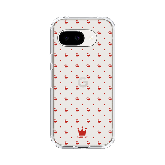 スリムプロテクションケース［ CASEPLAY Crown dots Red - ケースプレイ・クラウン・ドッツ レッド ］