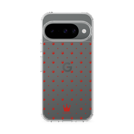 スリムプロテクションケース［ CASEPLAY Crown dots Red - ケースプレイ・クラウン・ドッツ レッド ］