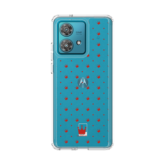 スリムプロテクションケース［ CASEPLAY Crown dots Red - ケースプレイ・クラウン・ドッツ レッド ］