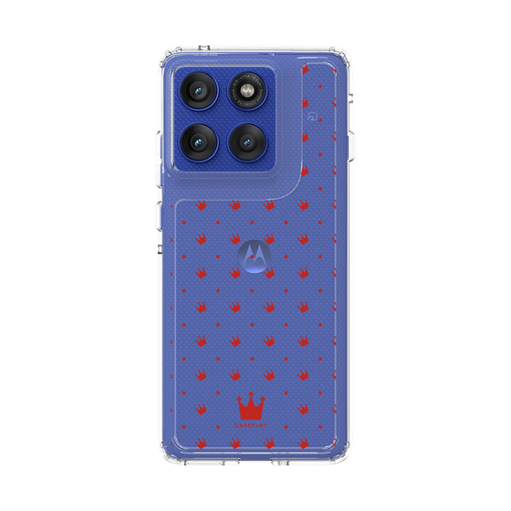 スリムプロテクションケース［ CASEPLAY Crown dots Red - ケースプレイ・クラウン・ドッツ レッド ］