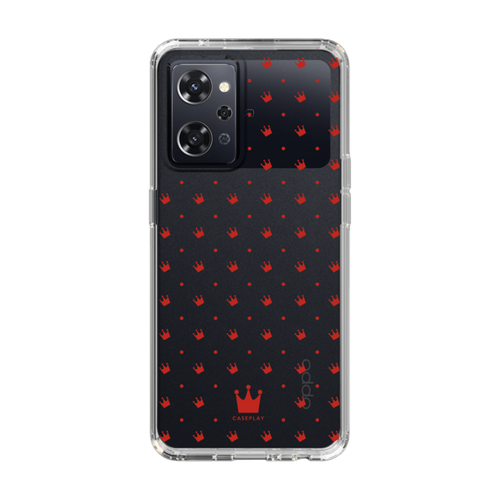 スリムプロテクションケース［ CASEPLAY Crown dots Red - ケースプレイ・クラウン・ドッツ レッド ］