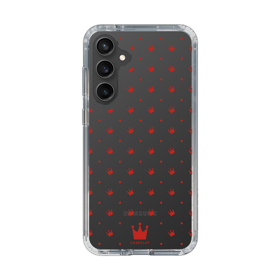 スリムプロテクションケース［ CASEPLAY Crown dots Red - ケースプレイ・クラウン・ドッツ レッド ］