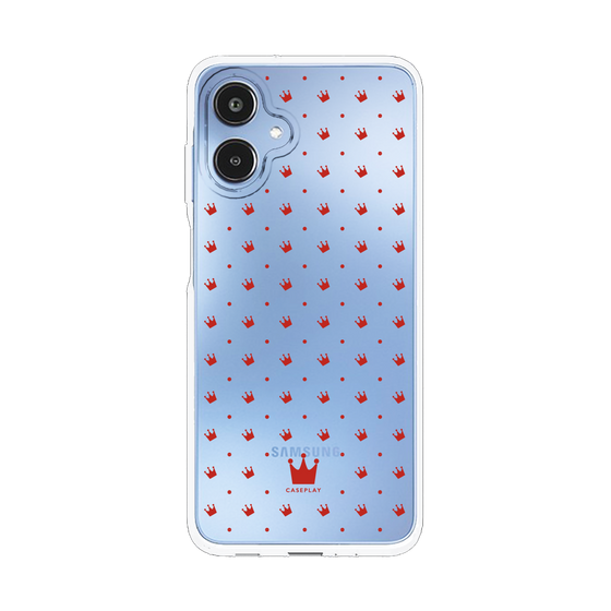 スリムプロテクションケース［ CASEPLAY Crown dots Red - ケースプレイ・クラウン・ドッツ レッド ］