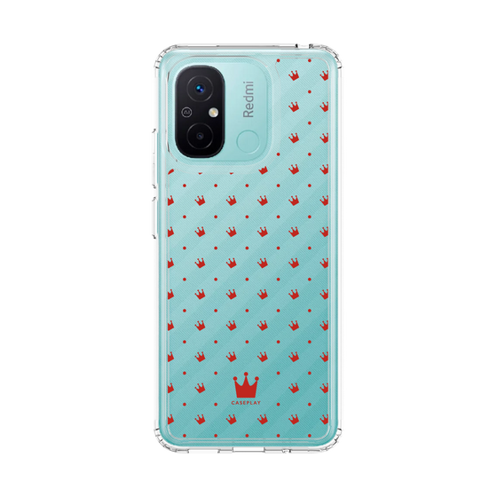 スリムプロテクションケース［ CASEPLAY Crown dots Red - ケースプレイ・クラウン・ドッツ レッド ］