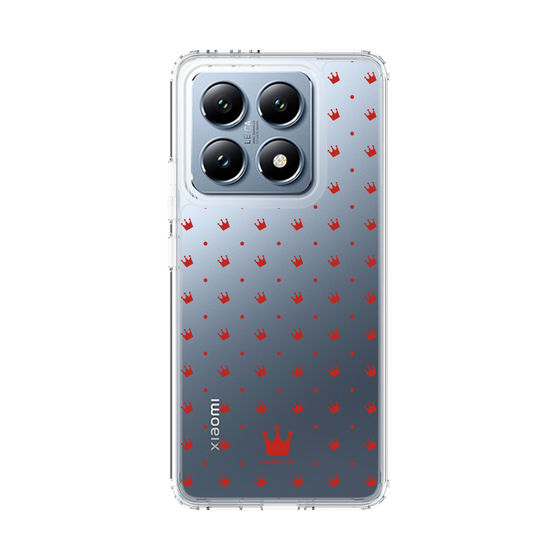 スリムプロテクションケース［ CASEPLAY Crown dots Red - ケースプレイ・クラウン・ドッツ レッド ］