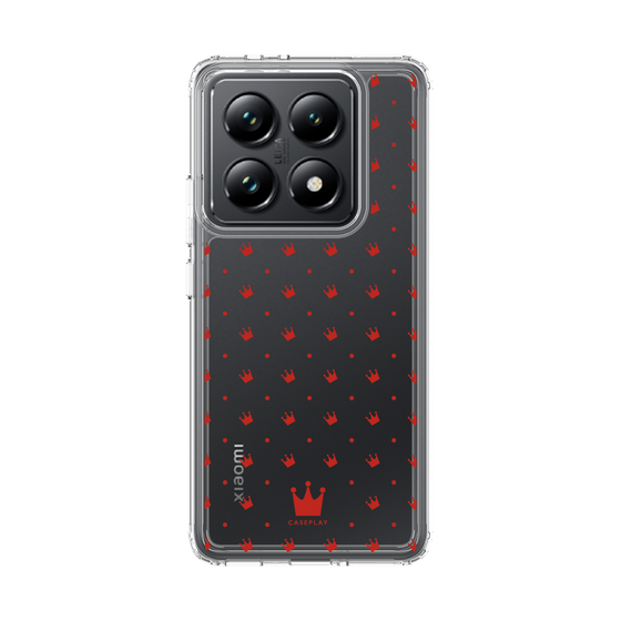 スリムプロテクションケース［ CASEPLAY Crown dots Red - ケースプレイ・クラウン・ドッツ レッド ］