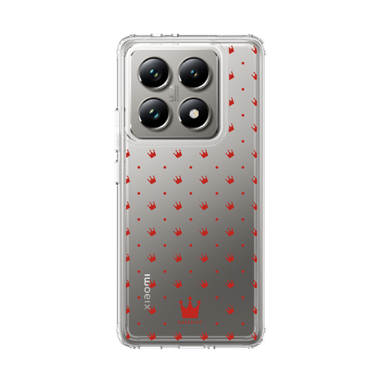 スリムプロテクションケース［ CASEPLAY Crown dots Red - ケースプレイ・クラウン・ドッツ レッド ］