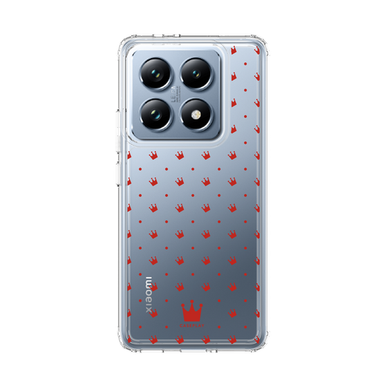 スリムプロテクションケース［ CASEPLAY Crown dots Red - ケースプレイ・クラウン・ドッツ レッド ］